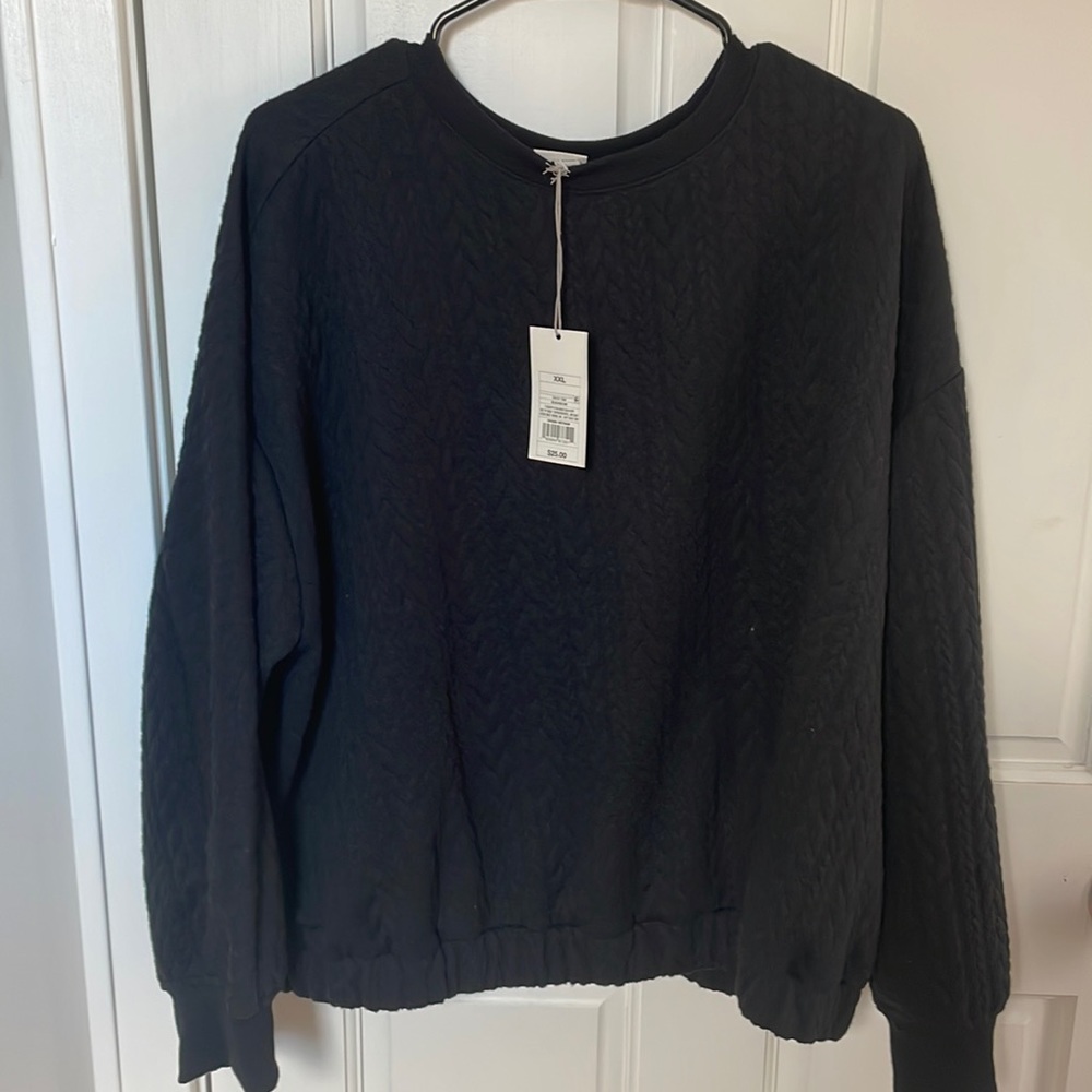 Cableknit Oversized Sweatshirt